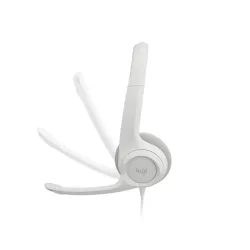 LOGITECH Fejhallgató 2.0 - H390 USB Mikrofonos, Piszkosfehér