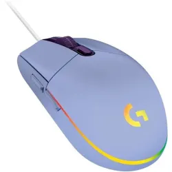 LOGITECH Egér - G102 Lightsync Vezetékes Gaming, Lila