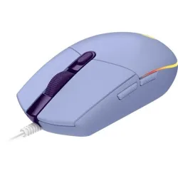 LOGITECH Egér - G102 Lightsync Vezetékes Gaming, Lila
