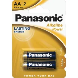 PANASONIC tartós elem (AA, LR6APB, 1.5V, alkáli) 2db /csomag (LR6APB-2BP)