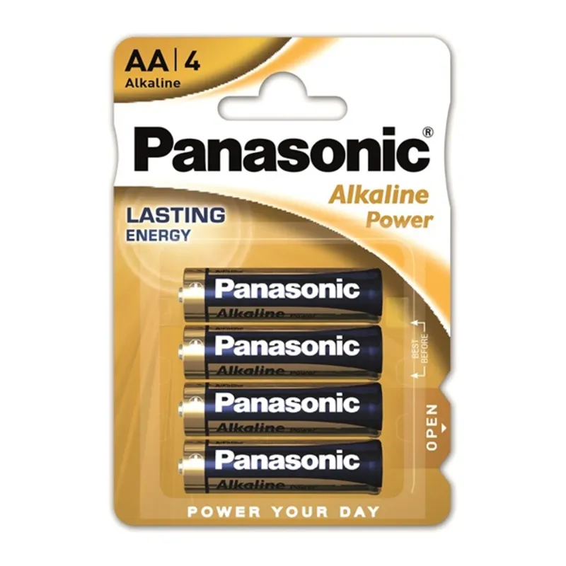 Panasonic LR6APB/4BP 1,5V AA/ceruza tartós alkáli elem 4 db/csomag Panasonic LR6APB/4BP 1,5V AA/ceruza tartós alkáli elem 4 db/csomag