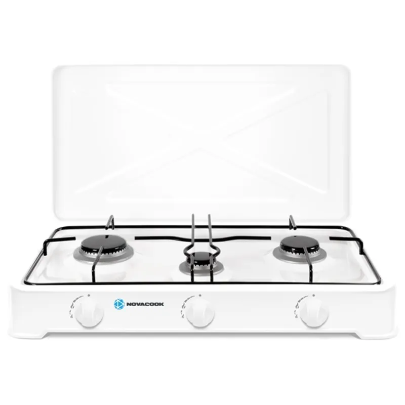Novacook O300 3 égős gáz főzőlap fehér Novacook O300 3 égős gáz főzőlap fehér