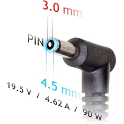 Notebook töltő Akyga AK-ND-26 19.5V / 4.62A 90W 4.5 x 3.0 mm + pin
