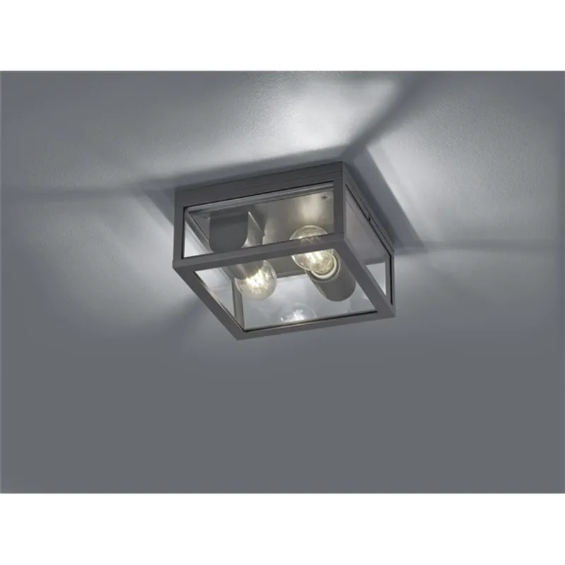 TRIO 601860242 Garonne 10W E27 antracit mennyezeti lámpatest TRIO 601860242 Garonne 10W E27 antracit mennyezeti lámpatest