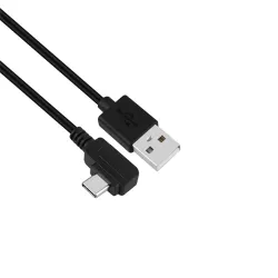 Stansson USB-A - USB- C (derékszögű) kábel 1m (CZ-236-D)