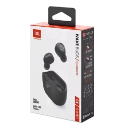 JBL Wave Buds TWS Bluetooth Headset Black
