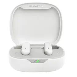 JBL Fülhallgató Vezeték nélküli - Wave Flex (mikrofon, hangerőszabályzó, víz és porálló, BT 5.2, Fehér)
