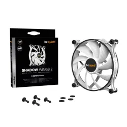 BE QUIET! Rendszerhűtő ventilátor Shadow Wings 2 PWM Fehér, 14cm