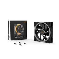 BE QUIET Light Wings 120mm PWM RGB Ventilátor fekete