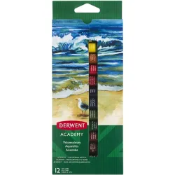Derwent Academy 12x12ml vízfesték készlet