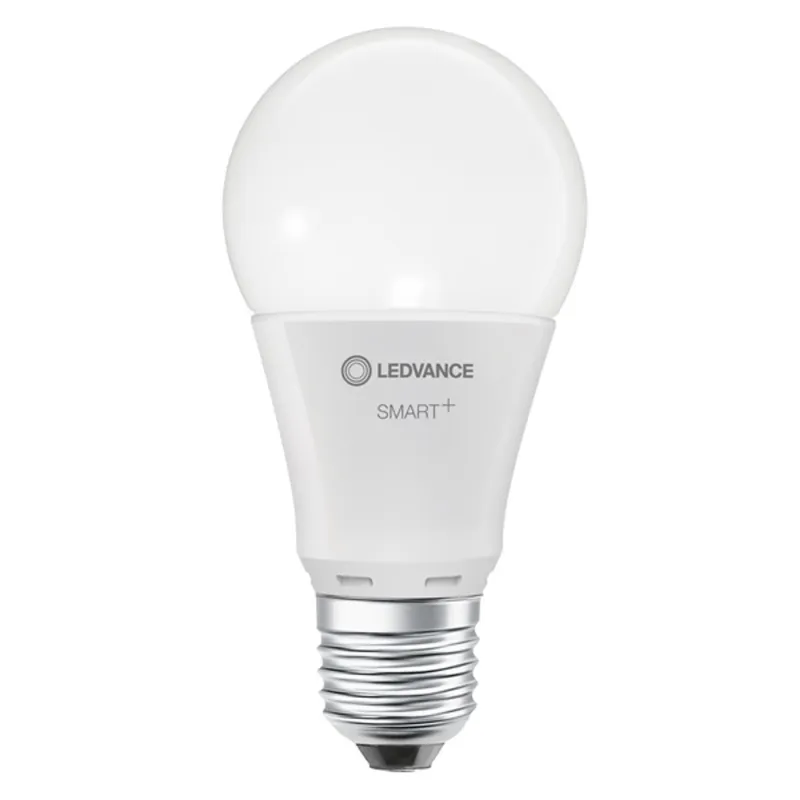 Ledvance Smart+ 8,5W E27 állítható színhőmérsékletű, dimmelhető körte alakú LED fényforrás Ledvance Smart+ 8,5W E27 állítható színhőmérsékletű, dimmelhető körte alakú LED fényforrás