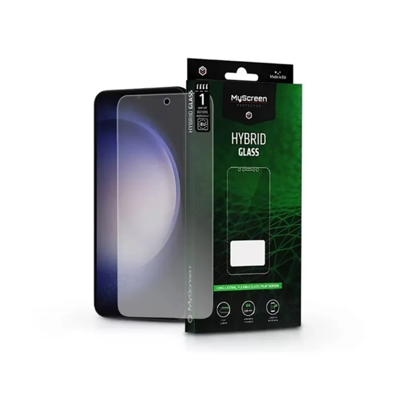 MSP LA-2295 Samsung Galaxy S22+/S23+Hybrid Glass rugalmas üveg kijelzővédő fólia MSP LA-2295 Samsung Galaxy S22+/S23+Hybrid Glass rugalmas üveg kijelzővédő fólia
