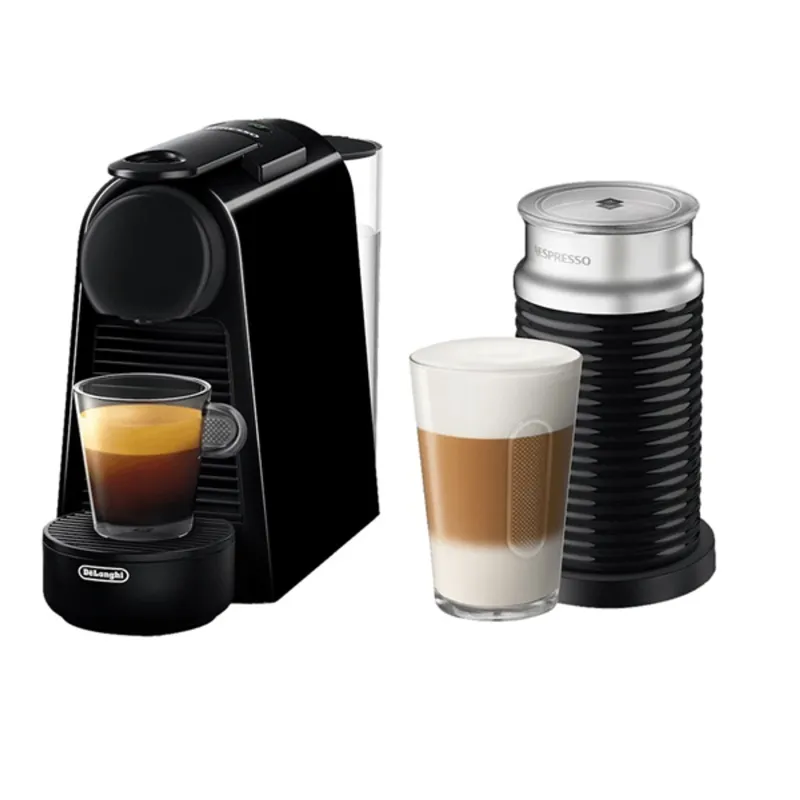 DeLonghi EN 85.BAE Essenza Mini & Aeroccino Nespresso fekete kapszulás kávéfőző DeLonghi EN 85.BAE Essenza Mini & Aeroccino Nespresso fekete kapszulás kávéfőző