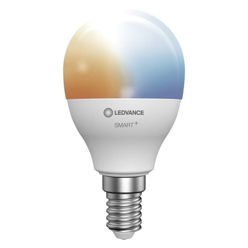 Ledvance Smart+ 5W E14 állítható színhőmérsékletű kisgömb LED fényforrás Ledvance Smart+ 5W E14 állítható színhőmérsékletű kisgömb LED fényforrás
