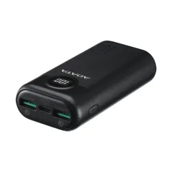 ADATA Akkubank - P20000QCD 20000mAh (Powerbank, 2xUSB-A, 1xUSB-C, kijelző, fekete)
