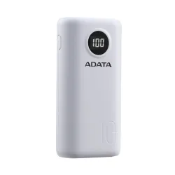 ADATA P20000QCD Power Bank 20000mAh fehér (AP20000QCD-DGT-CWH)