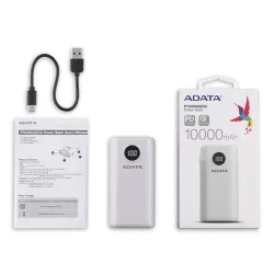ADATA P20000QCD Power Bank 20000mAh fehér (AP20000QCD-DGT-CWH)