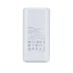 ADATA P20000QCD Power Bank 20000mAh fehér (AP20000QCD-DGT-CWH)