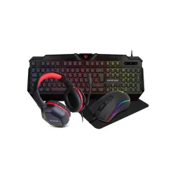 Silverline CM120 4az1-ben gaming szett magyar billentyűzet+fejhallgató+egér+egérpad