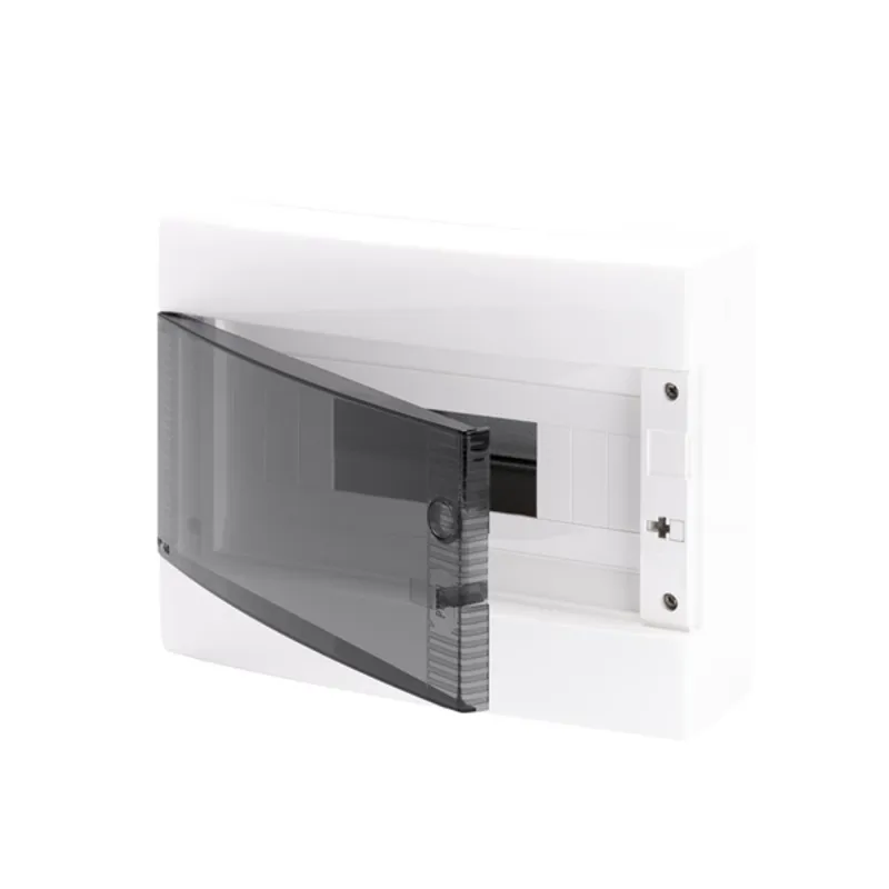 Gewiss PE/N műanyag 1x 8M falonkívüli fehér IP40 átlátszó ajtó 40CD kiselosztó (GW40043BS) Gewiss PE/N műanyag 1x 8M falonkívüli fehér IP40 átlátszó ajtó 40CD kiselosztó (GW40043BS)