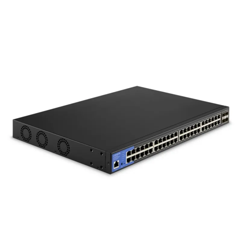 LINKSYS Switch LGS352MPC, 48x1000Mbps 4x10G SFP+, POE+ 740W (48-Port Business managed POE+ Gigabit Switch + 4 SFP+ port) LINKSYS Switch LGS352MPC, 48x1000Mbps 4x10G SFP+, POE+ 740W (48-Port Business managed POE+ Gigabit Switch + 4 SFP+ port)