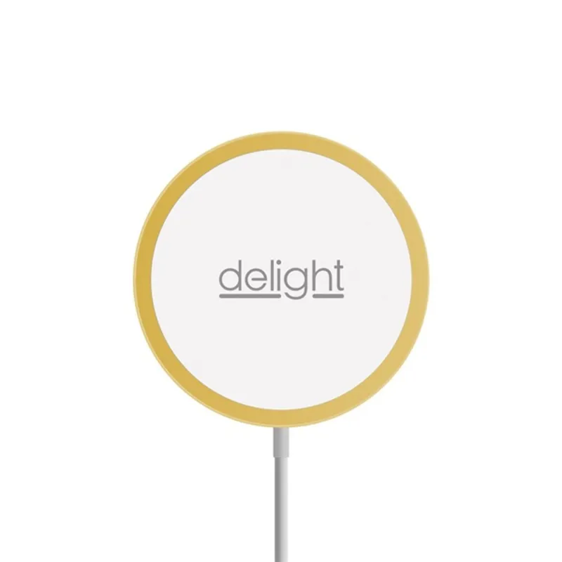 Delight 55164B Type-C arany vezeték nélküli töltőpad Delight 55164B Type-C arany vezeték nélküli töltőpad