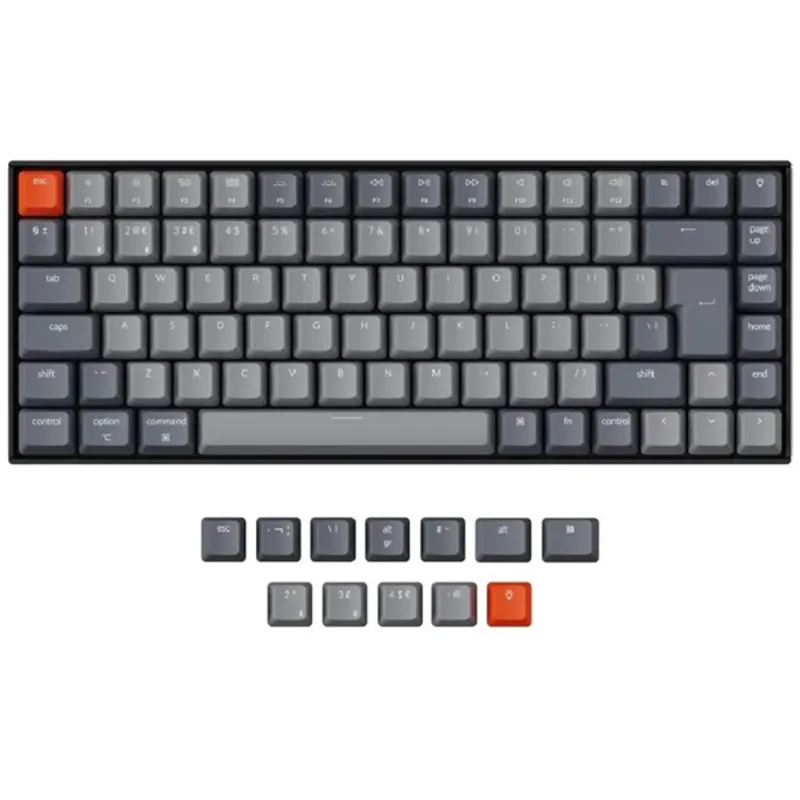 Keychron K6 magyar világosszürke billentyűkészlet Keychron K6 magyar világosszürke billentyűkészlet