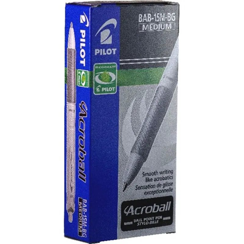 Pilot Acroball BeGreen Pure White 10 db/csomag kék golyóstoll Pilot Acroball BeGreen Pure White 10 db/csomag kék golyóstoll
