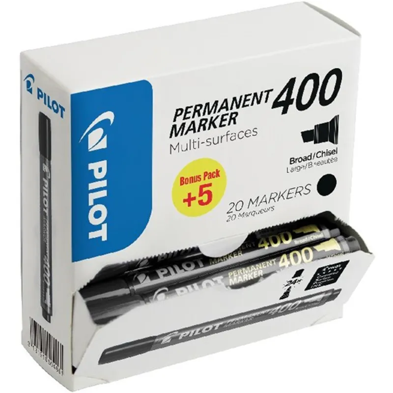 Pilot BT 400 20 db/csomag fekete permanent marker Pilot BT 400 20 db/csomag fekete permanent marker