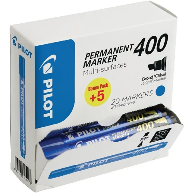 Pilot BT 400 20 db/csomag kék permanent marker Pilot BT 400 20 db/csomag kék permanent marker