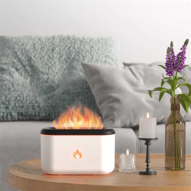 TOO HMF-AD-123-W aromaterápiás diffúzor és párásító lángefektussal TOO HMF-AD-123-W aromaterápiás diffúzor és párásító lángefektussal