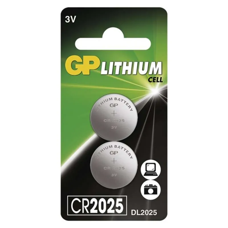 GP CR2025 Lithium Gombelem 2db/csomag GP CR2025 Lithium Gombelem 2db/csomag