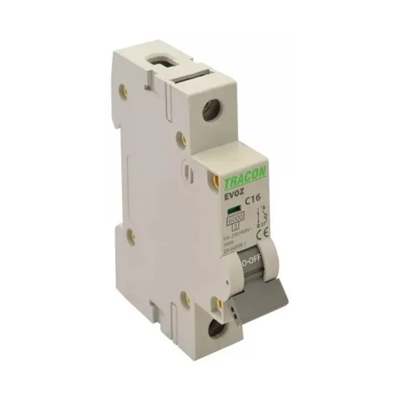 Tracon EVOZ1C13 13A C 1P 6kA kismegszakító Tracon EVOZ1C13 13A C 1P 6kA kismegszakító