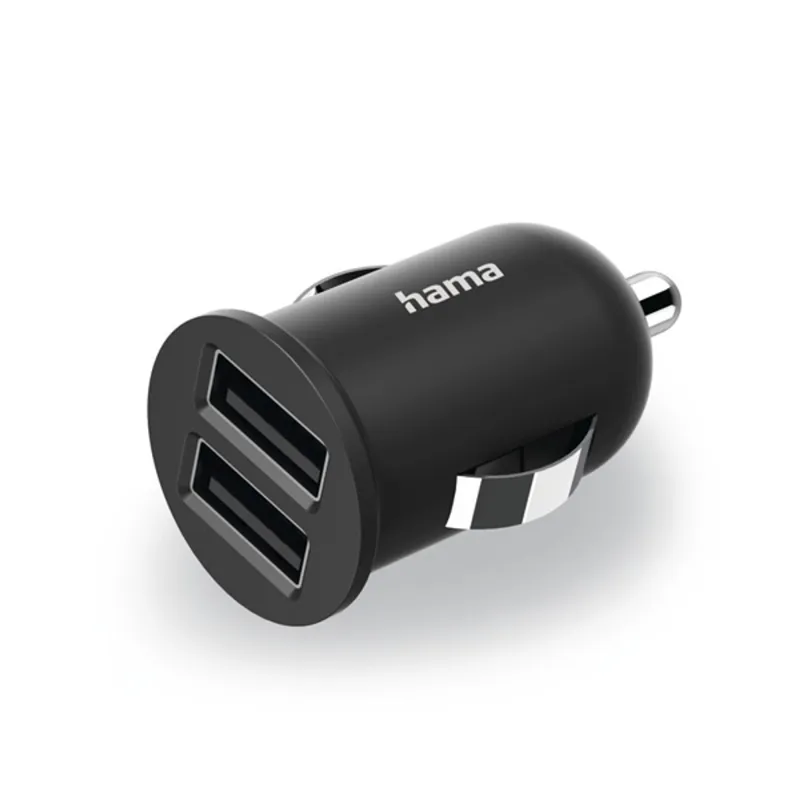 Hama 223351 2,4A 2xUSB fekete szivargyújtó töltő Hama 223351 2,4A 2xUSB fekete szivargyújtó töltő