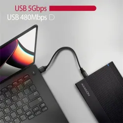Axagon EE35-GTR 3.5" külső merevlemez ház fekete