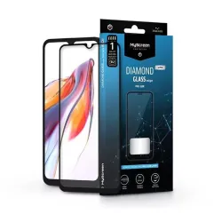 MyScreen Protector Diamond Glass Lite Edge 2.5D Xiaomi Redmi 12C/Redmi 11A edzett üveg kijelzővédő fólia fekete kerettel (LA-2320)
