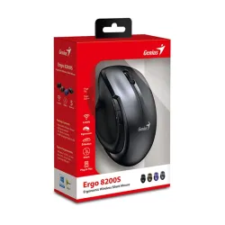 Genius Ergo 8200S vezeték nélküli egér szürke-fekete (31030029401)