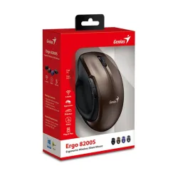 Genius Ergo 8200S vezeték nélküli egér barna-fekete (31030029403)