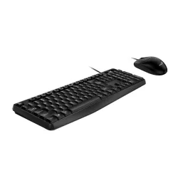 Genius Billentyűzet/Egér Kit - KM-170 (Vezetékes, USB, fekete)