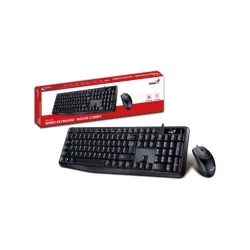 Genius Billentyűzet/Egér Kit - KM-170 (Vezetékes, USB, fekete)