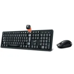 Genius Smart KM-8200 Dual Color Wireless Combo billentyűzet + egér Black/Grey HU