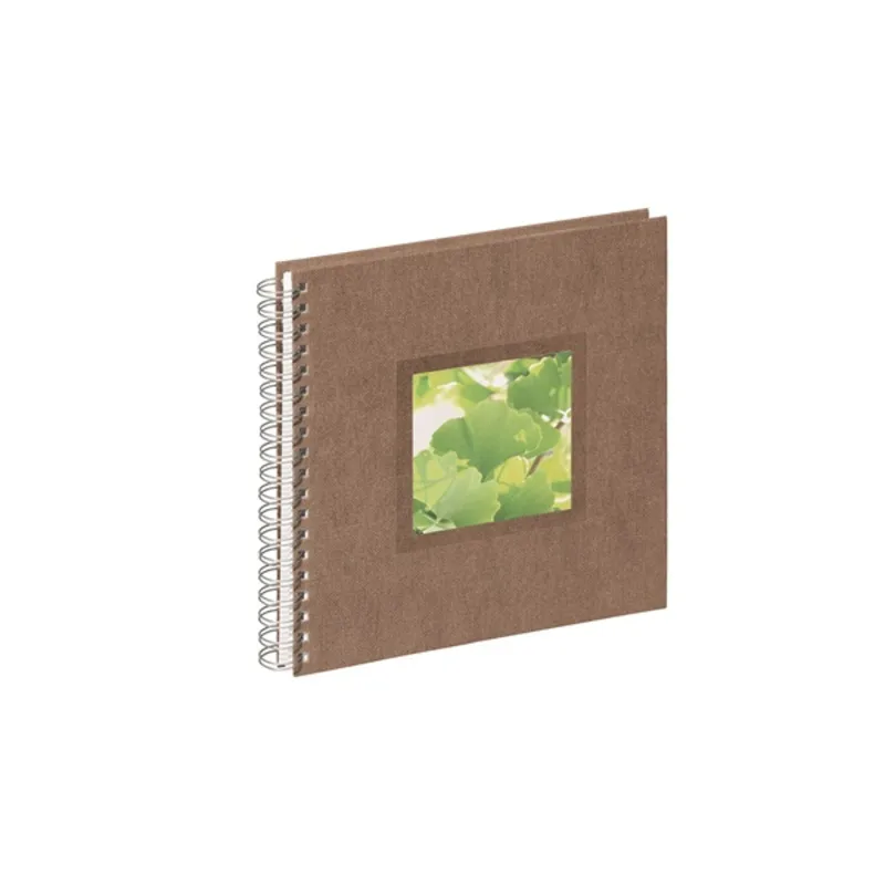 Pagna Nature Ginkgo 24x25cm szövet spirálos barna fotóalbum Pagna Nature Ginkgo 24x25cm szövet spirálos barna fotóalbum