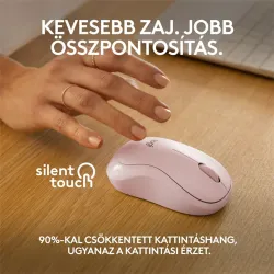 LOGITECH M240 Bluetooth Mouse - ROSE - SILENT