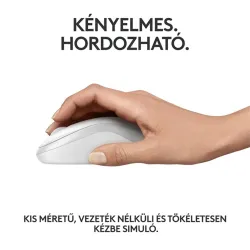 LOGITECH M240 Silent Mouse right and left-handed optical 3 buttons wireless Bluetooth off-white