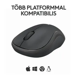 Logitech M240 Silent optikai Bluetooth egér (Graphite) szürke
