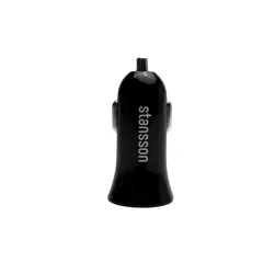 Stansson CH-100-BL 2.1A univerzális fekete autós töltő