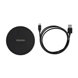 Stansson CH-600-BL univerzális vezeték nélküli gyorstöltő fekete
