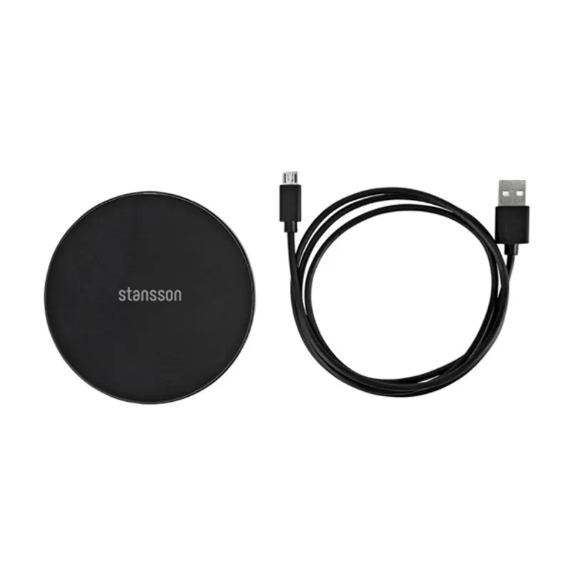 Stansson CH-600-BL univerzális vezeték nélküli gyorstöltő fekete Stansson CH-600-BL univerzális vezeték nélküli gyorstöltő fekete