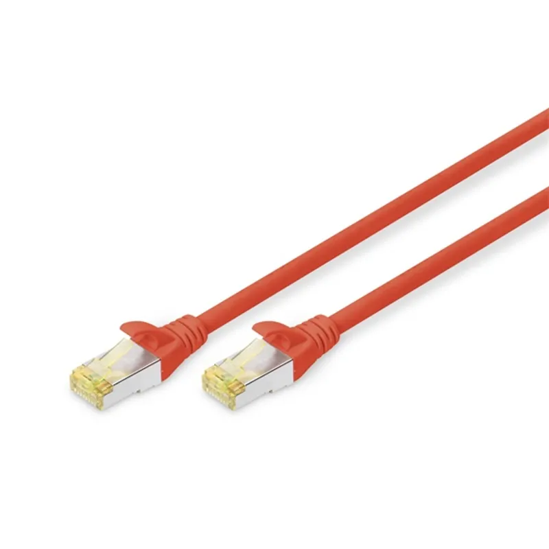 DIGITUS CAT 6A S-FTP patch cable Cu LSZH AWG 26/7 length 2m color red DIGITUS CAT 6A S-FTP patch cable Cu LSZH AWG 26/7 length 2m color red