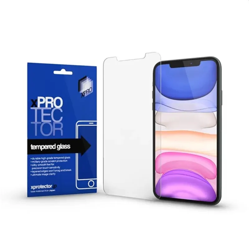 XPRO 115411 iPhone Xs Max / 11 Pro Max Tempered Glass 0,33mm üveg kijelzővédő fólia XPRO 115411 iPhone Xs Max / 11 Pro Max Tempered Glass 0,33mm üveg kijelzővédő fólia